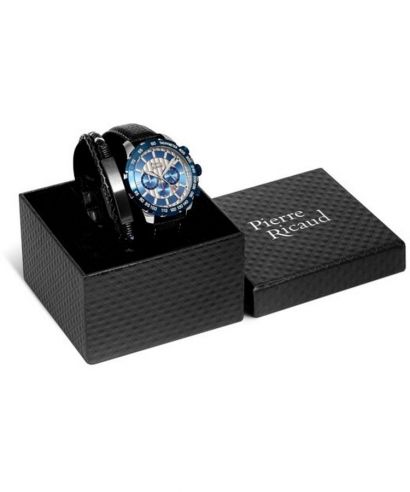 Pierre Ricaud Classic Chronograph SET gents watch