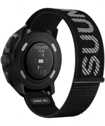 Suunto Run All Black Textile Strap Sport Watch