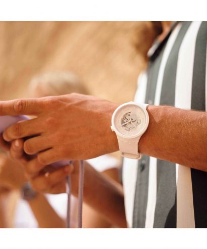 Swatch Bioceramic C-White watch