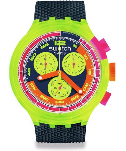 Swatch Neon to the Max Chrono watch