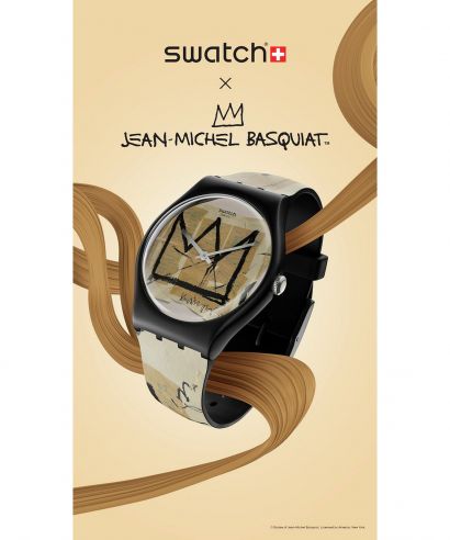 Swatch Untitled by Jean-Michekl Basquiat watch