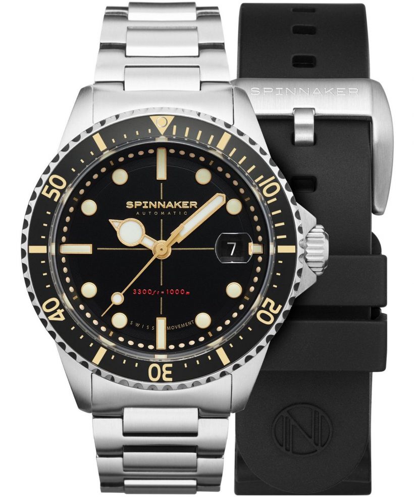 Spinnaker Tesei Mille Metri Ebony Limited Edition Men's Watch