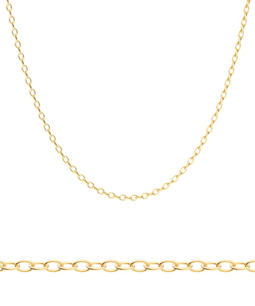 Bonore Length 60 cm, Width 1,5 mm - Gold 585, Type Rolo chain