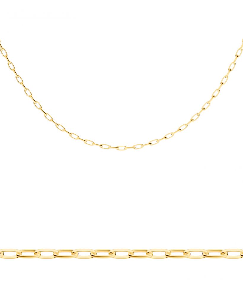 Bonore Length 45 cm, Width 1 mm - Gold 585, Type Anchor chain