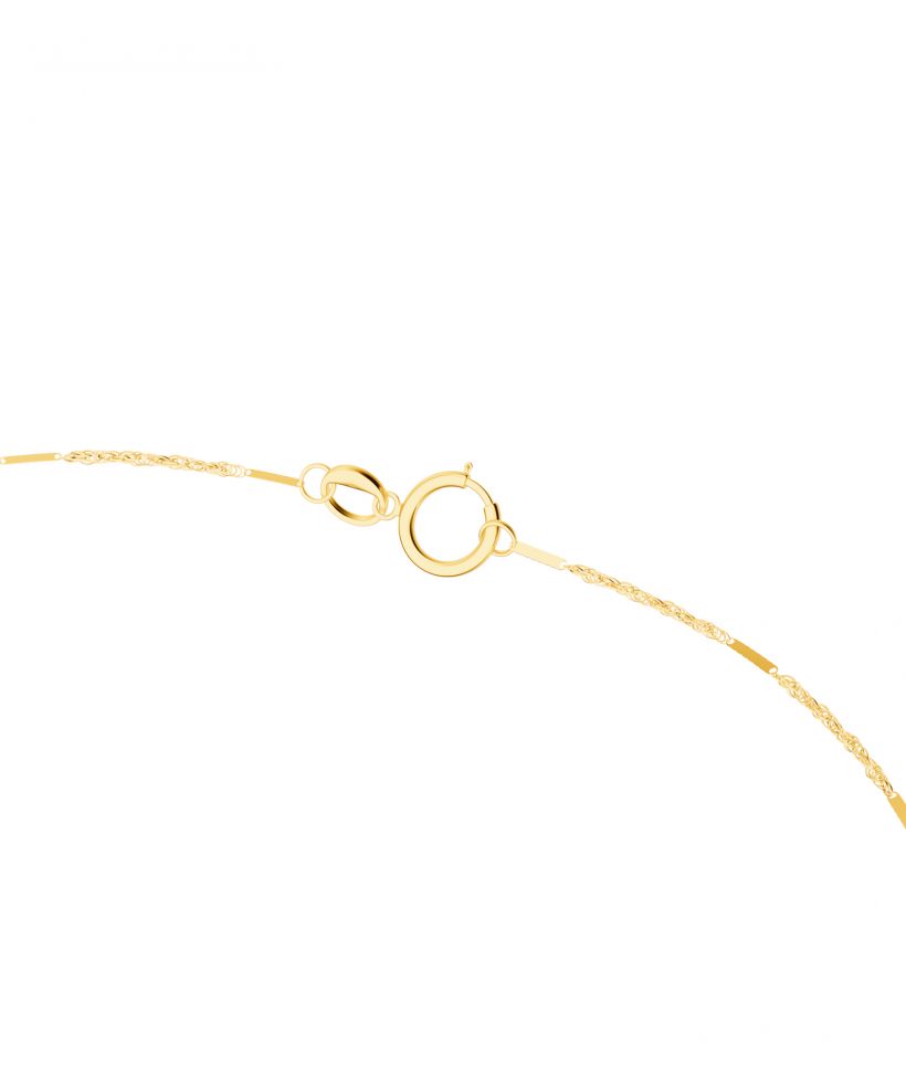 Bonore Length 45 cm, Width 1 mm - Gold 585, Type Singapore chain