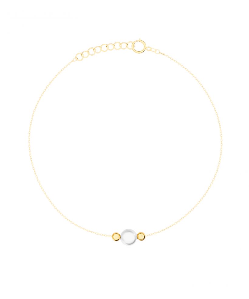 Bonore - Gold 585 - Nacre bracelet