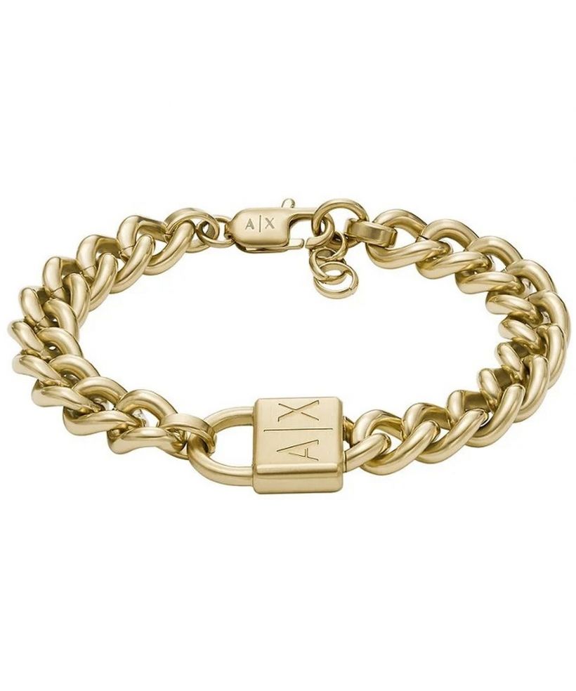 Armani Exchange Logo Chains Padlock bracelet