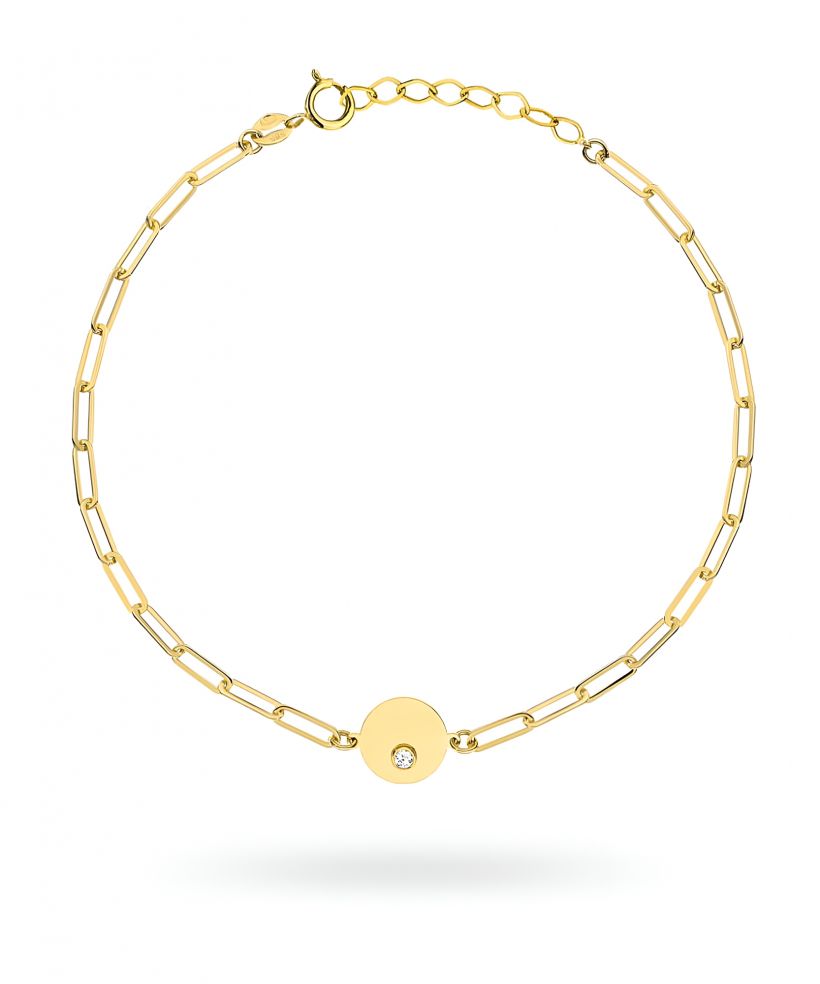 Bonore - Gold 585 - Cubic Zirconia bracelet