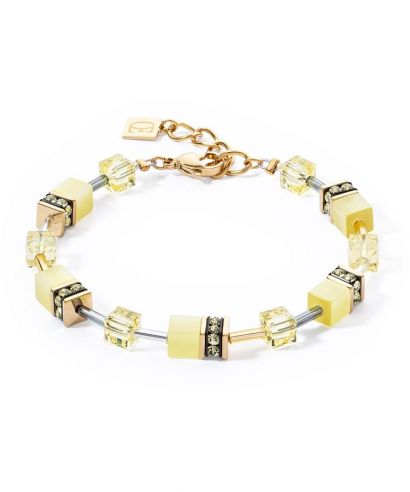 Coeur De Lion GeoCUBE® Iconic Mono Gold bracelet