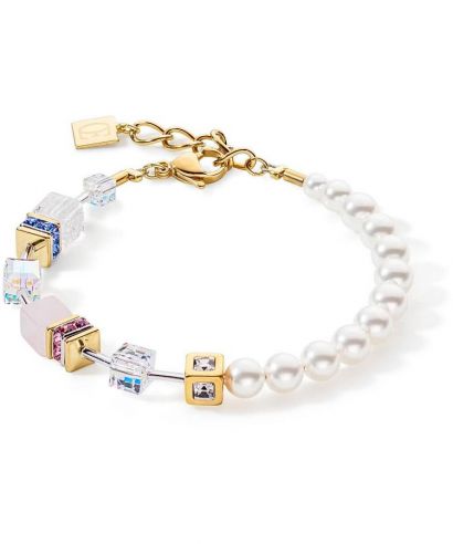 Coeur De Lion GeoCUBE® Precious Fusion Pearls Multicolour Pastel bracelet