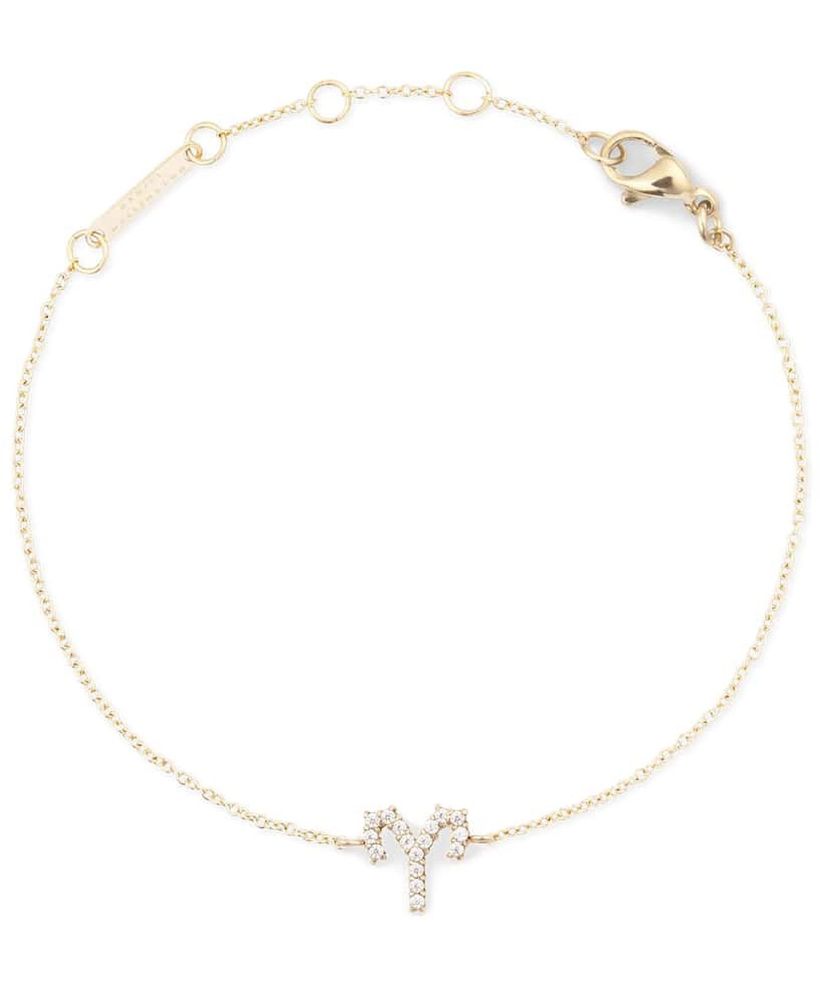 Daniel Wellington Crystal Zodiac Chain Gold Aries bracelet