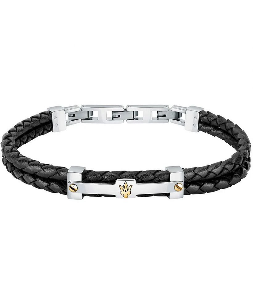 Maserati Recycled Leather bracelet
