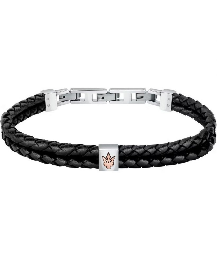 Maserati Recycled Leather bracelet