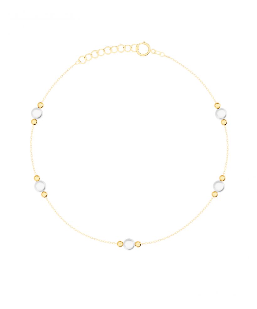 Bonore - Gold 585 - Nacre bracelet