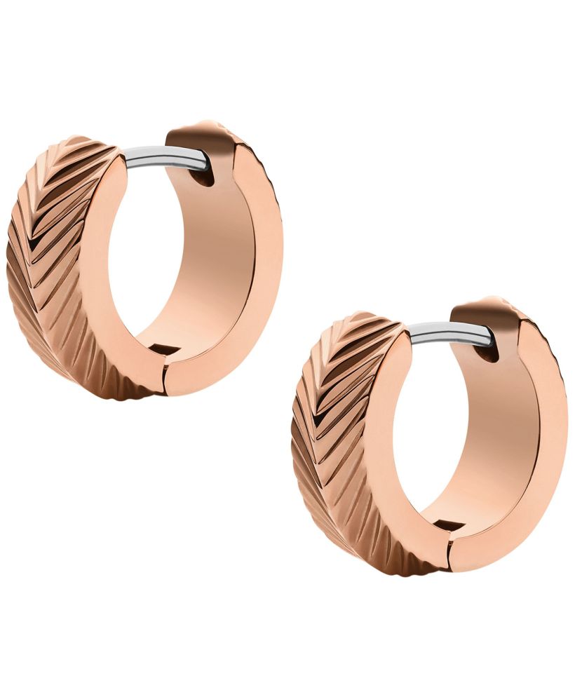 Fossil Harlow Linear Texture earrings