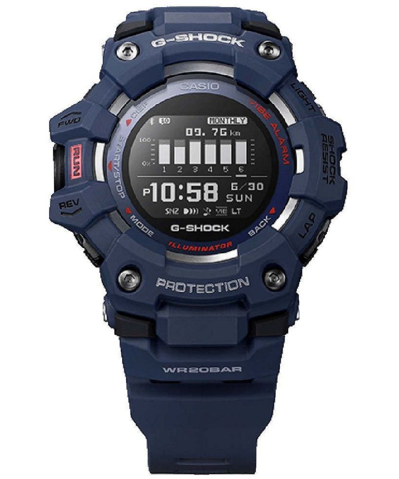 Casio G-SHOCK G-Squad Bluetooth Sync Step Tracker Watch