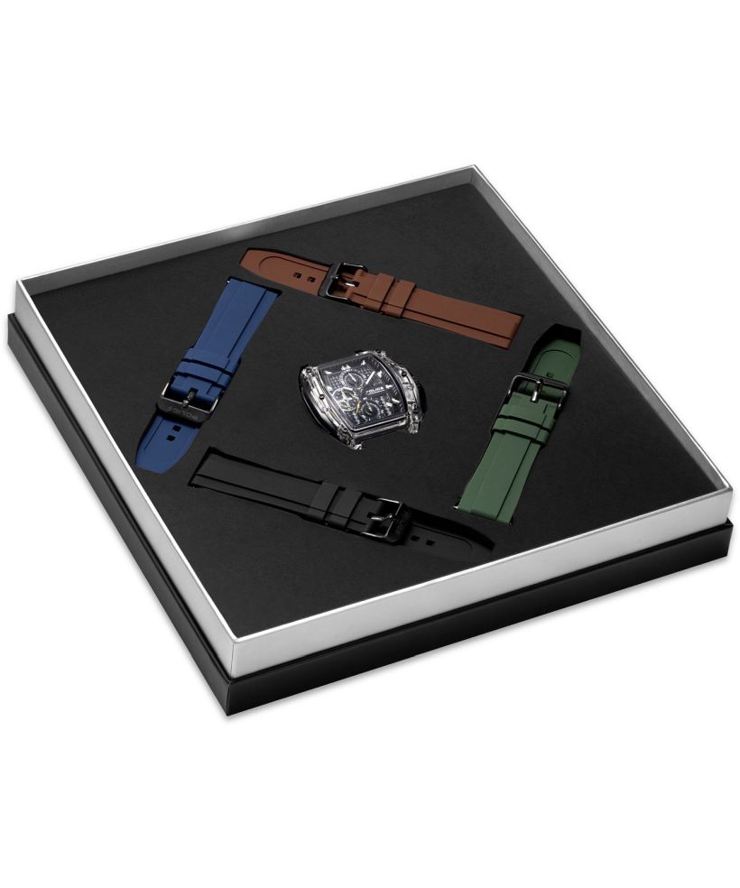 Police Clout Tank Chronograph SET gents watch