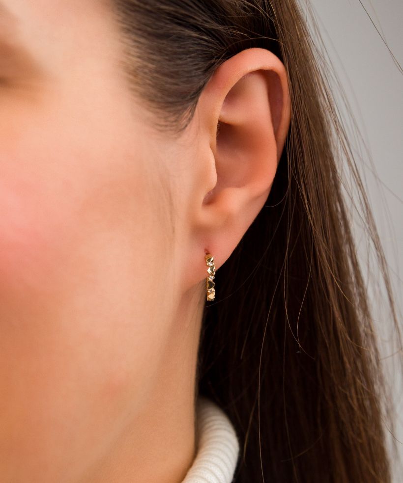 Bonore - Gold 585 - Cubic Zirconia earrings