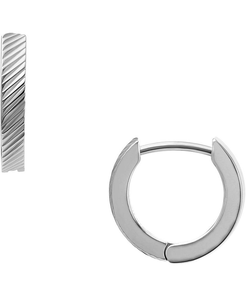 Fossil Haw Linead Texture earrings