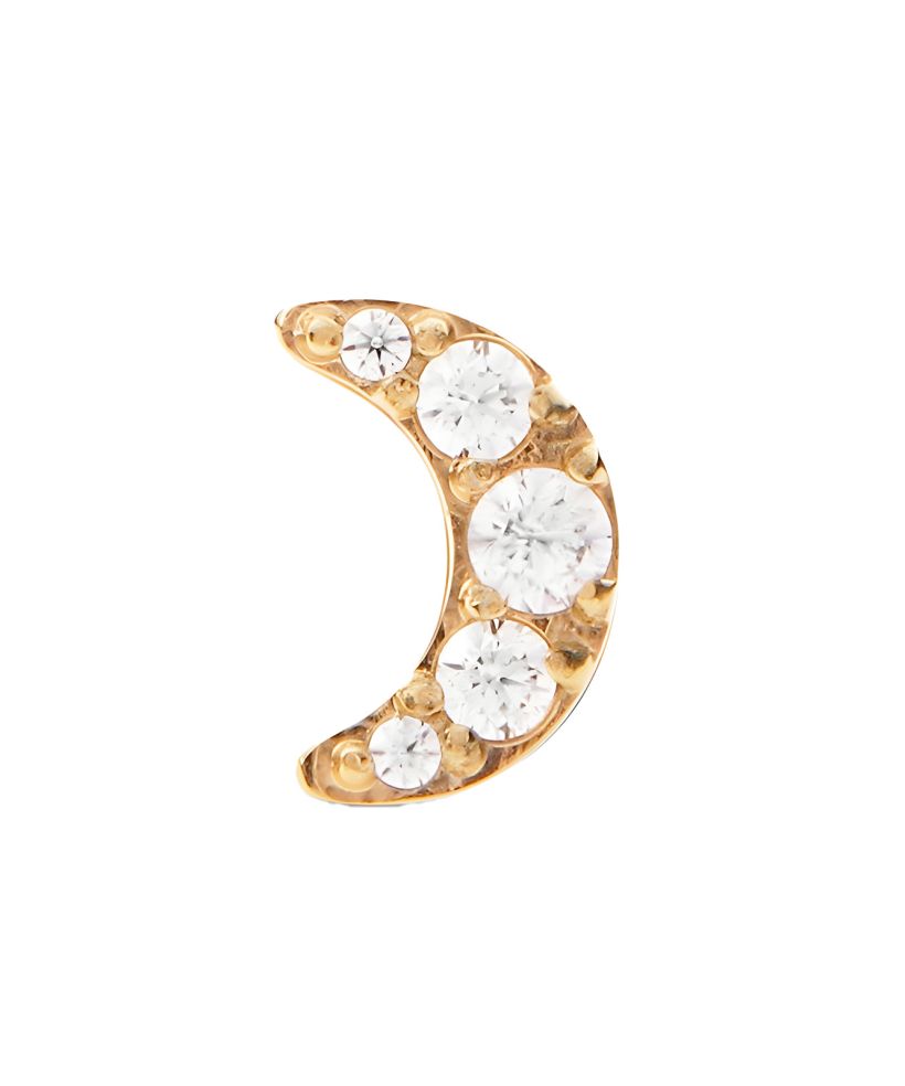 Daniel Wellington Crystal Moon Stud Gold earring