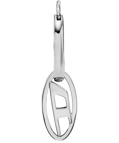 Diesel Oval D Logo single earring