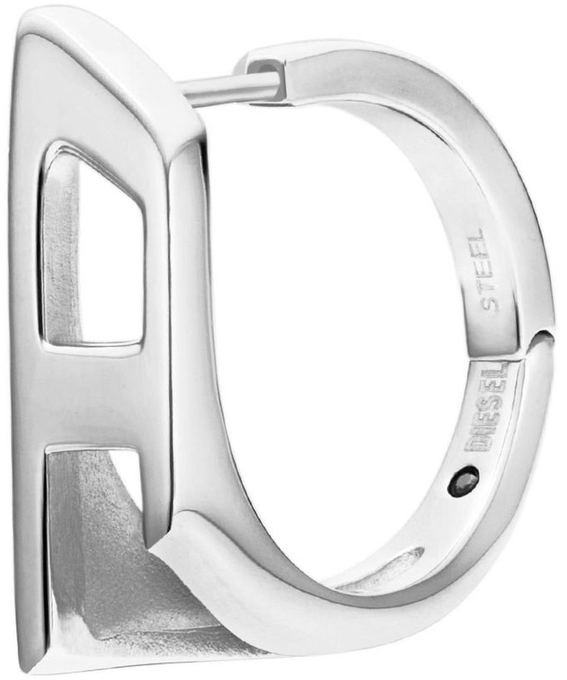Diesel D Logo single earring