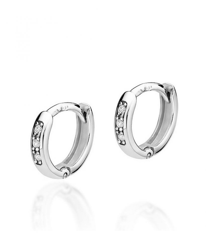 Bonore - White Gold 585 - Diamond earrings