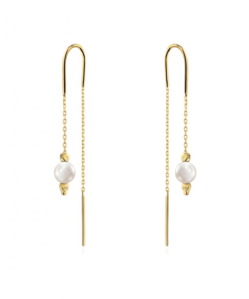 Bonore - Gold 585 - Nacre earrings