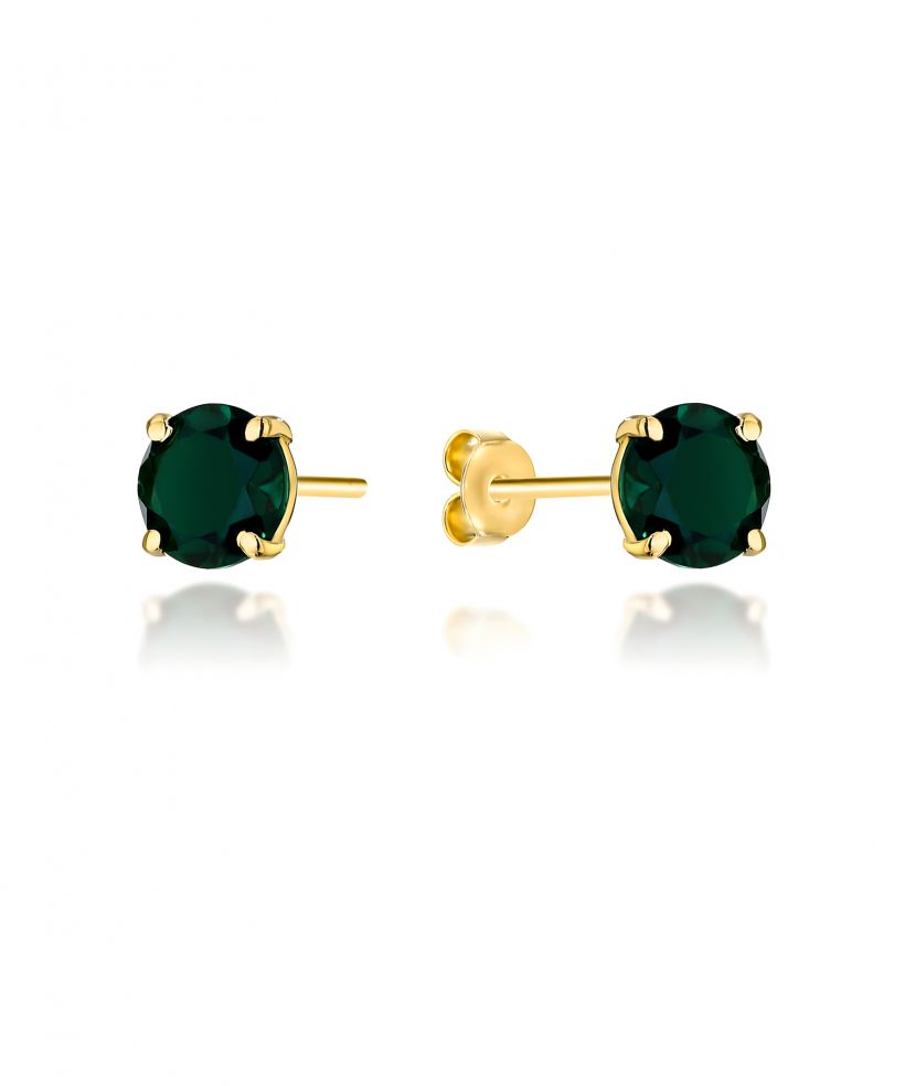 Bonore - Gold 585 - Kwarc earrings