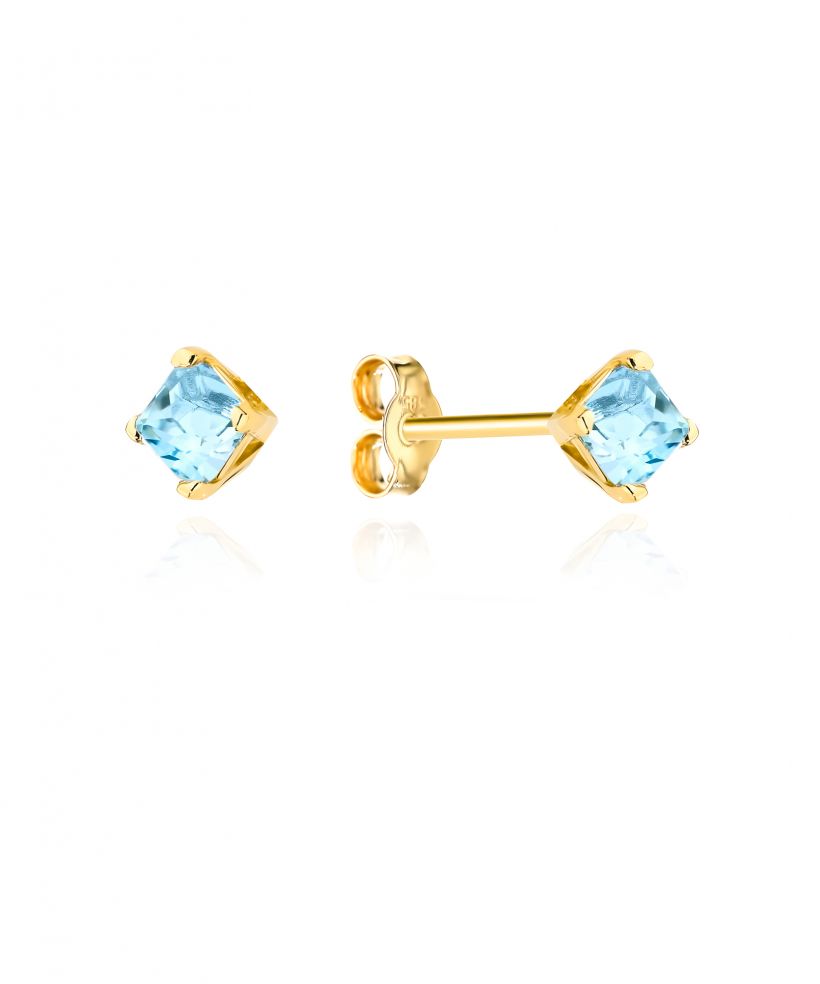Bonore - Gold 585 - Topaz earrings