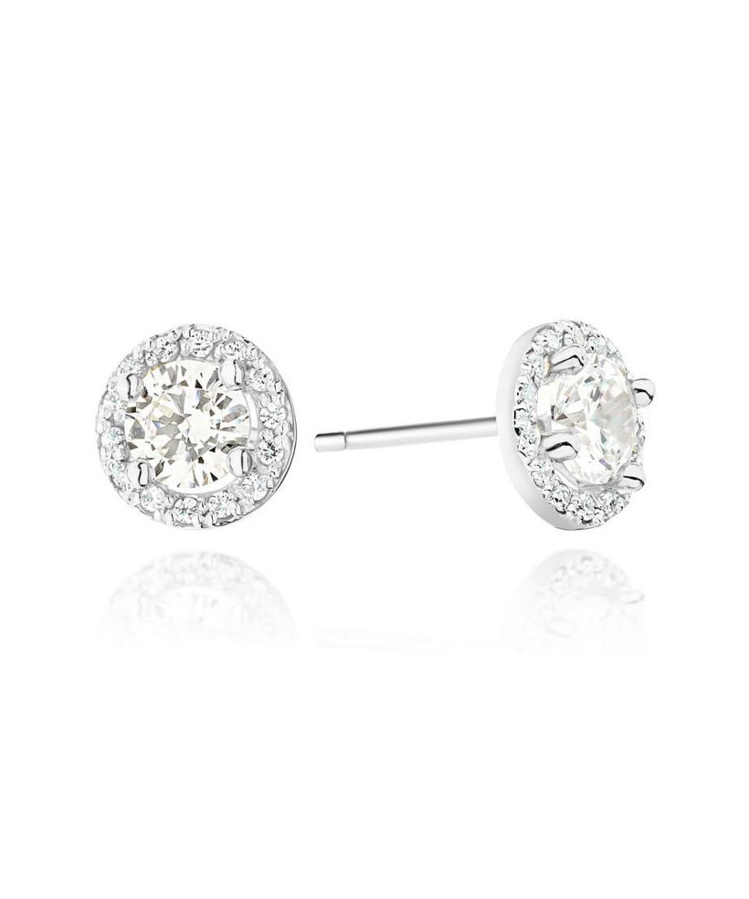 Bonore - White Gold 585 - Diamond 0,4 ct earrings