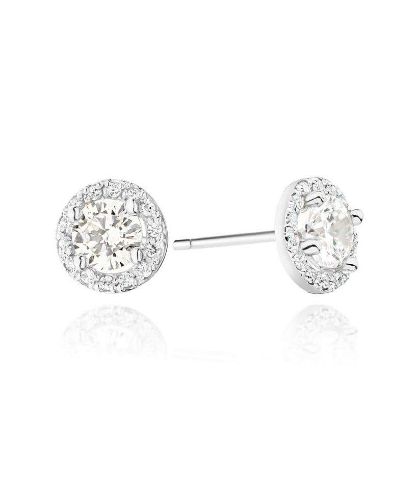 Bonore - White Gold 585 - Diamond 0,5 ct earrings