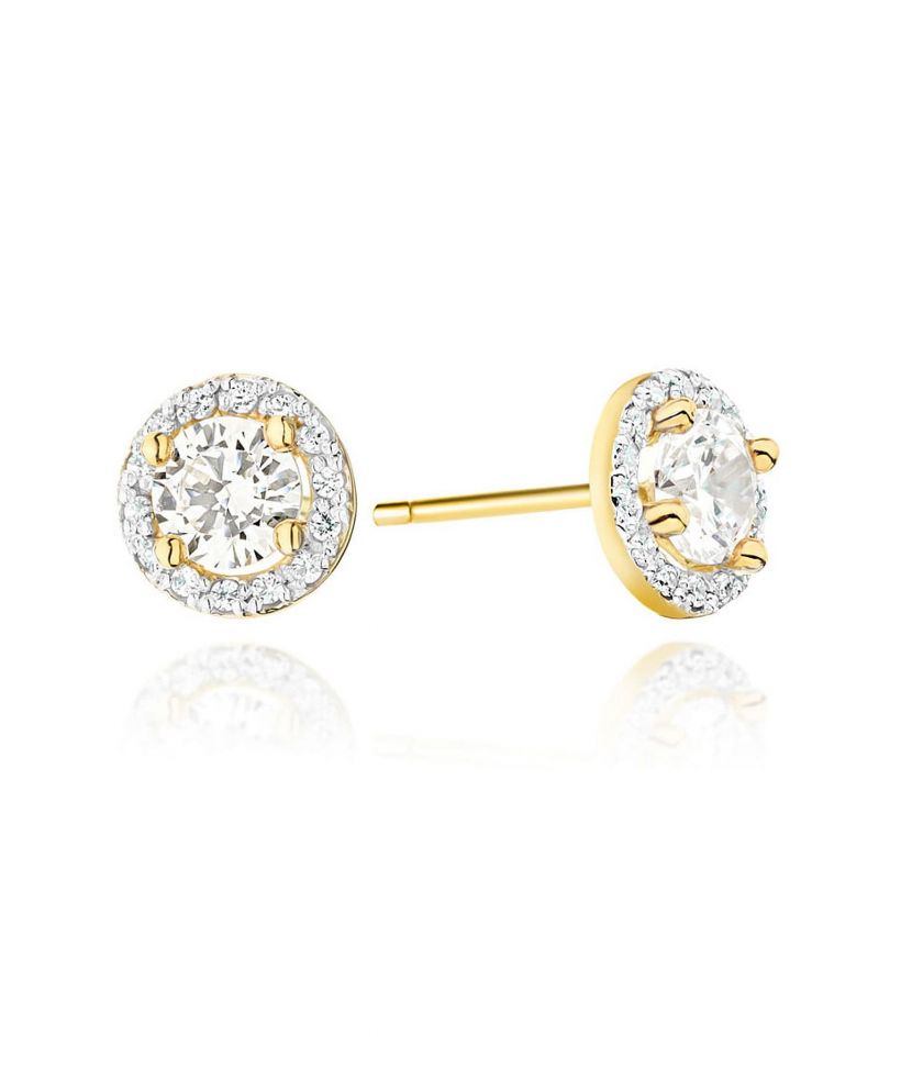 Bonore - Gold 585 - Diamond 0,5 ct earrings