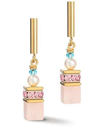 Coeur De Lion GeoCUBE® Precious Fusion Pearls Multicolour Pastel earrings