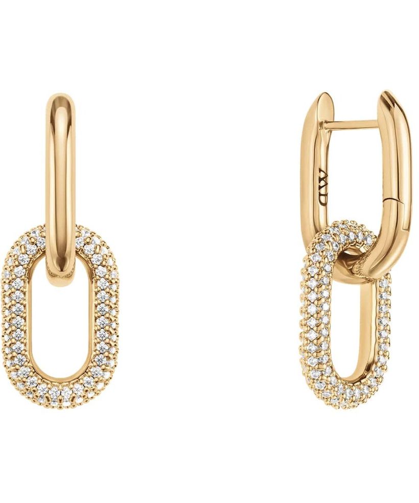Daniel Wellington Crystal Link Gold earrings