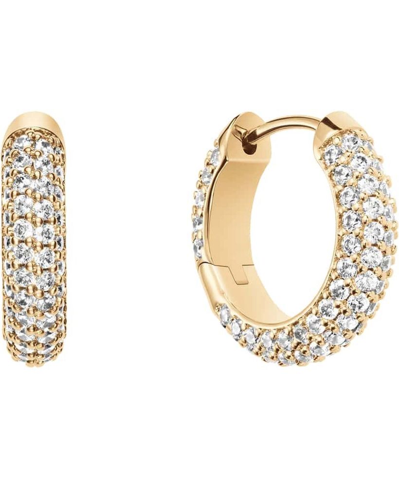 Daniel Wellington Pavé Crystal Pendant Gold earrings