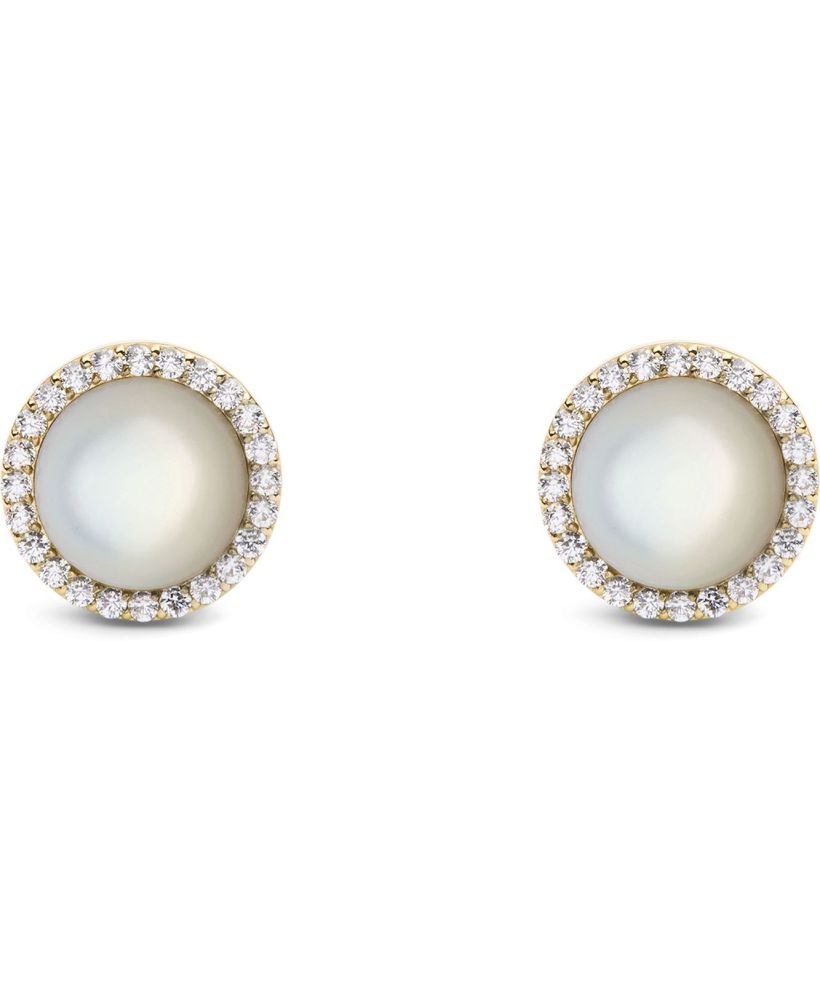 Daniel Wellington Audrey Mother of Pearl Gold earrings