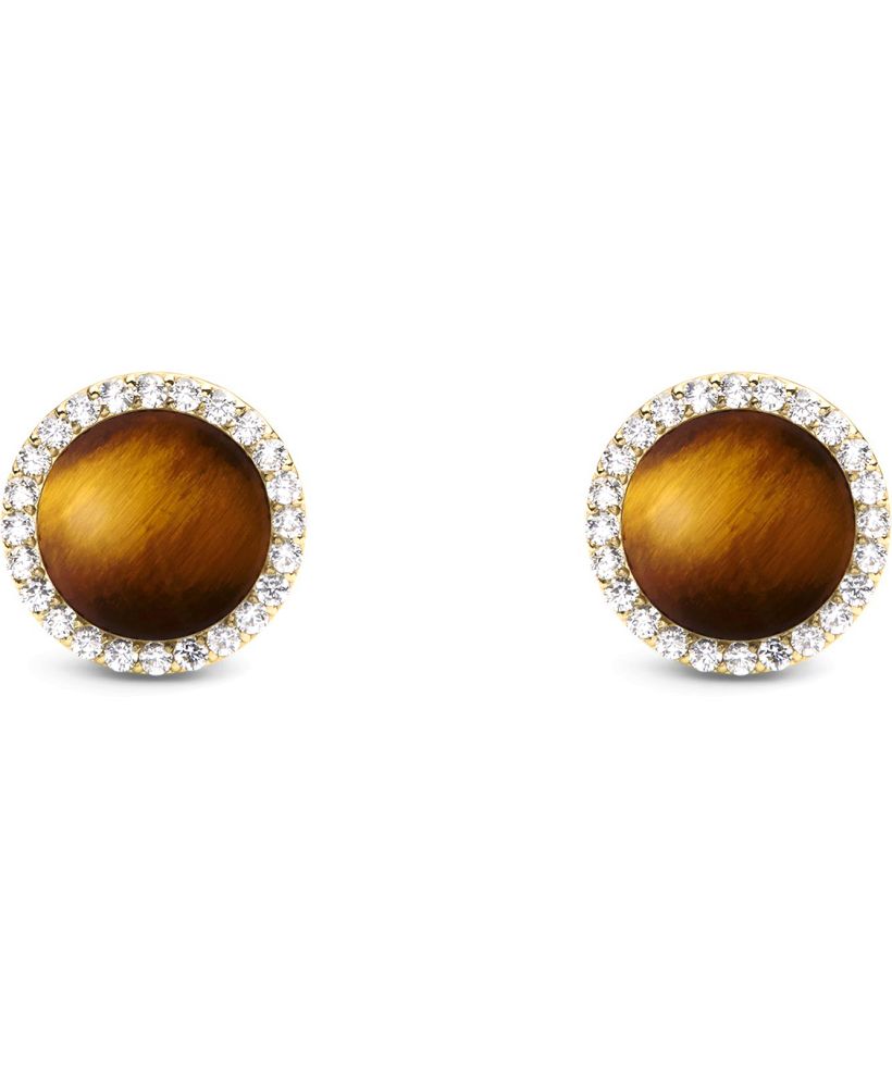 Daniel Wellington Audrey Tiger Eye Gold earrings