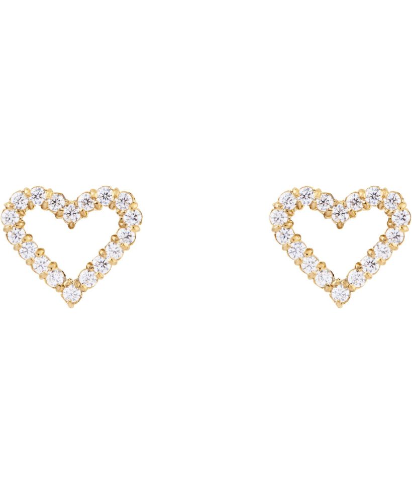 Daniel Wellington Mirelle Heart Gold earrings