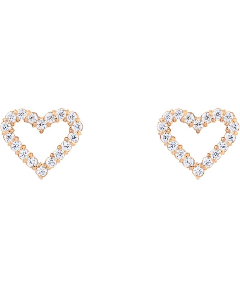 Daniel Wellington Mirelle Heart Rose Gold earrings