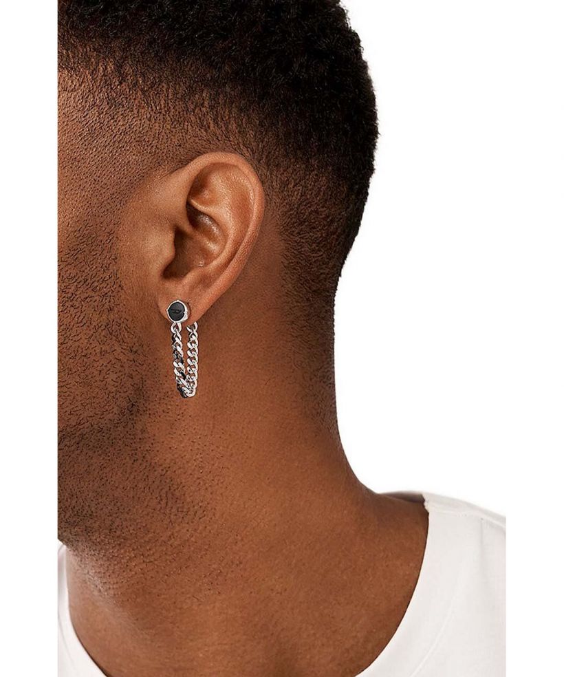 Diesel D Logo earrings