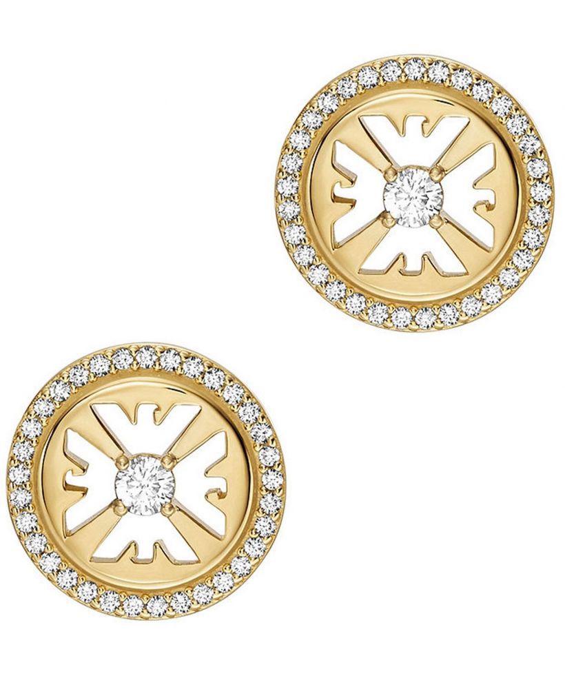 Emporio Armani Sentimental Eagle Coin earrings