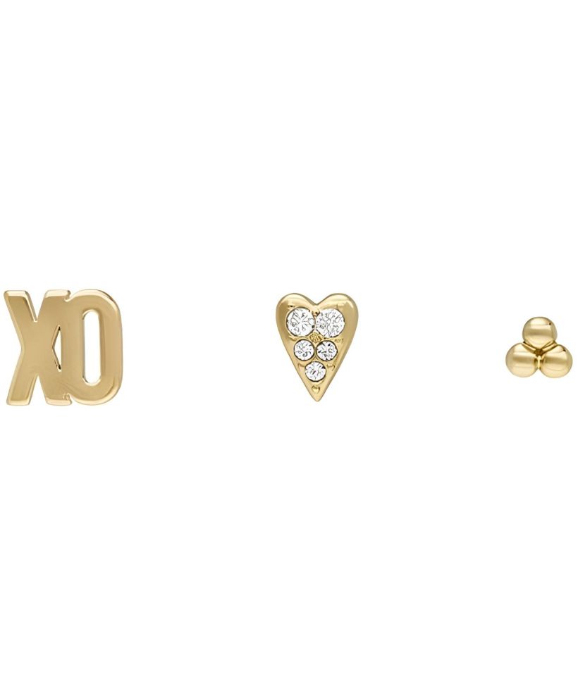 Fossil All Stacked Up Heart Earing SET earrings