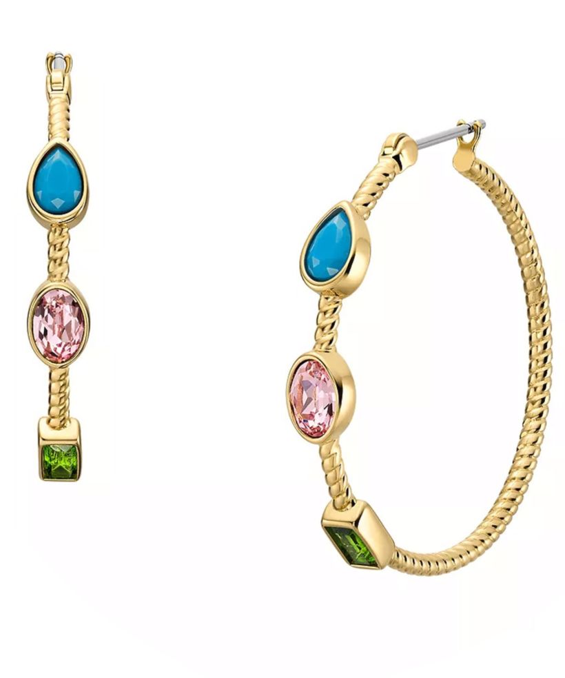 Fossil Sutton The Good Luck Gold-Tone earrings