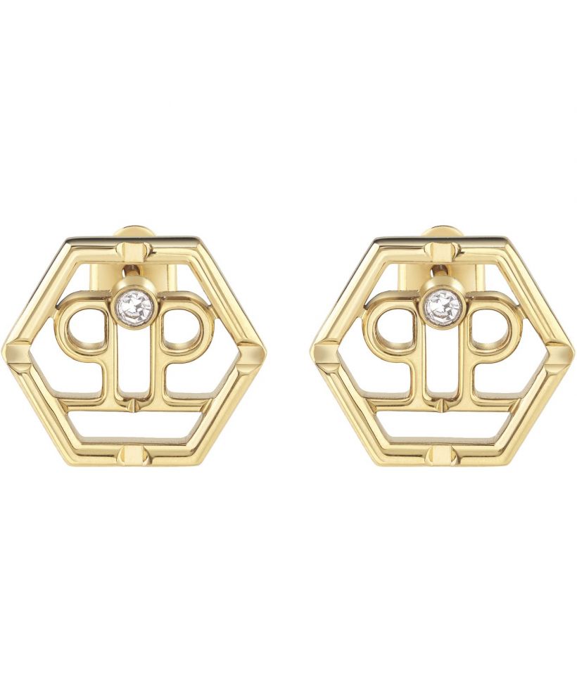 PHILIPP PLEIN Hexagon earrings