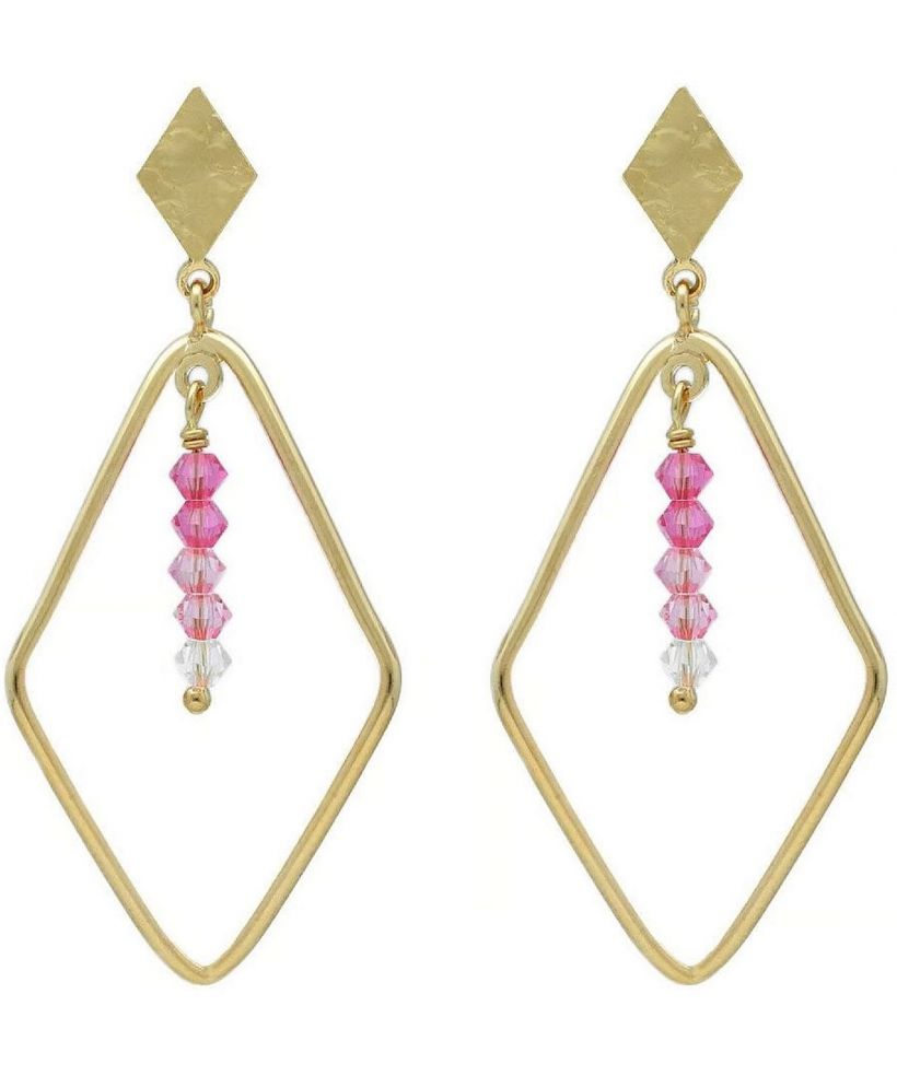 Victoria Cruz Anya Silver 925 + Gold 18K earrings