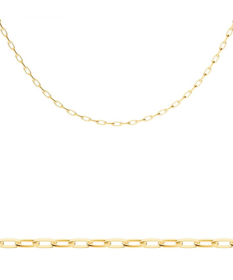 Bonore Length 42 cm, Width 1 mm - Gold 585, Type Anchor chain