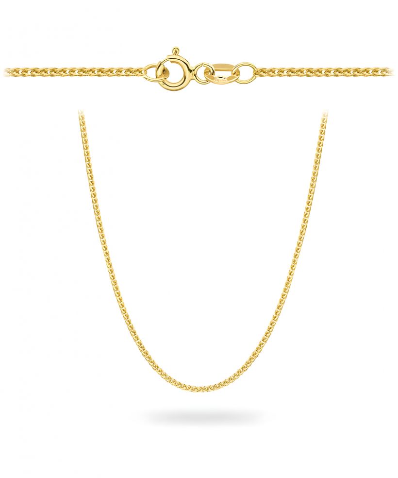 Bonore Length 45 cm, Width 1 mm - Gold 585, Type Foxtail chain