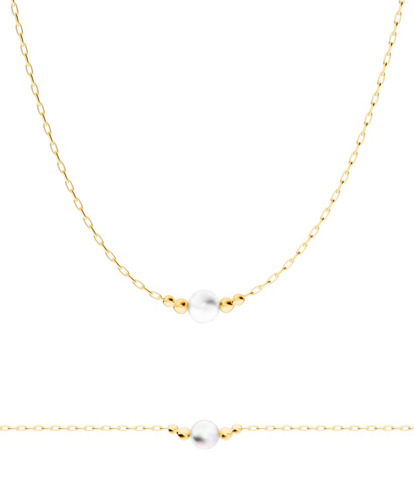 Bonore - Gold 585 - Nacre necklace