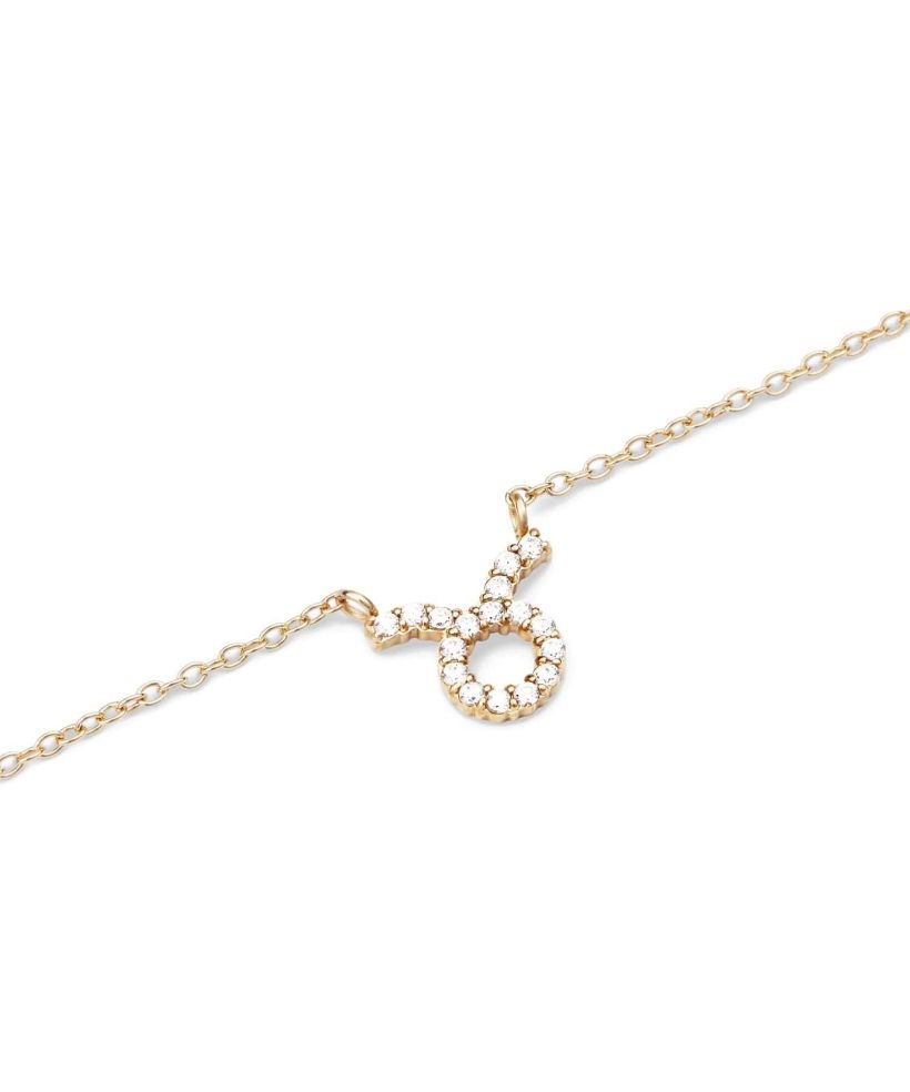 Daniel Wellington Crystal Zodiac Chain Gold Taurus necklace